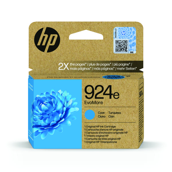 HP 924E EVOMORE INK CART CY