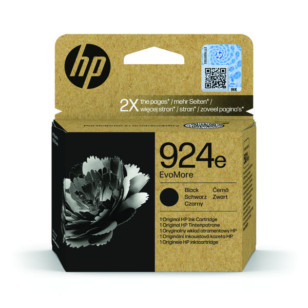 HP 924E EVOMORE INK CART BLK