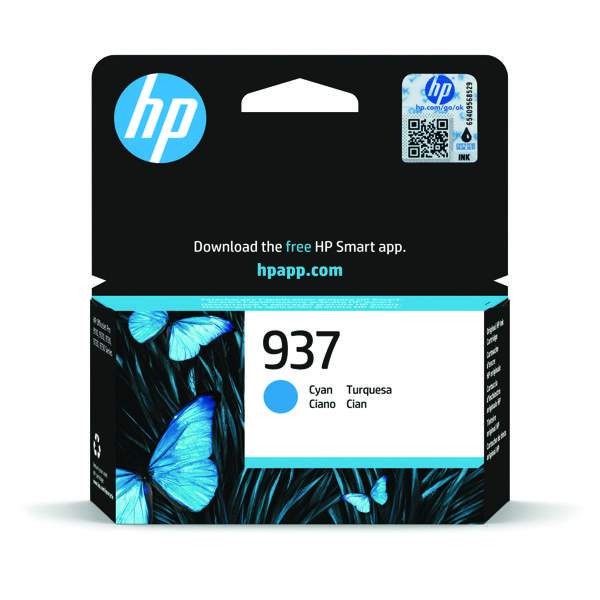 HP 937 INK CARTRIDGE CYAN