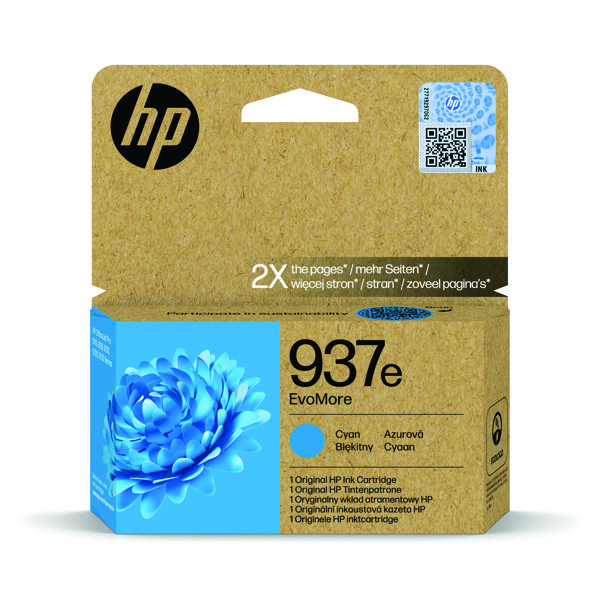 HP 937E EVOMORE INK CART CY