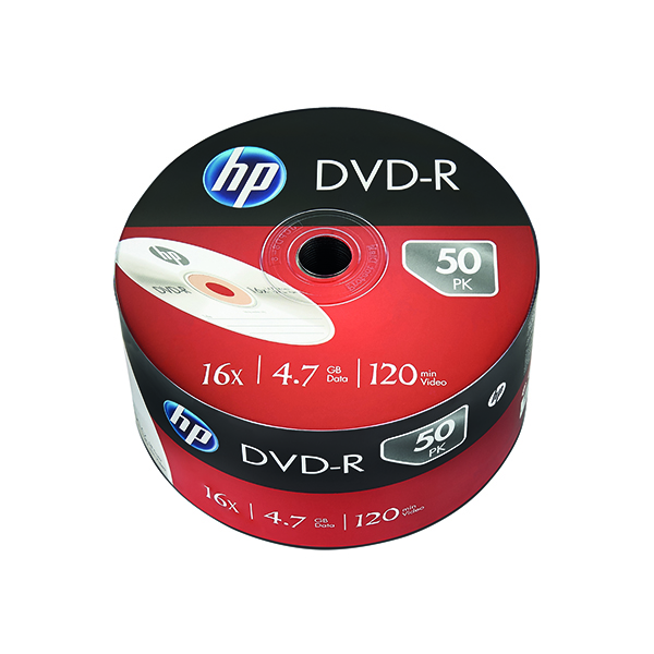 HP DVD-R 16X 4.7GB WRAP PK50