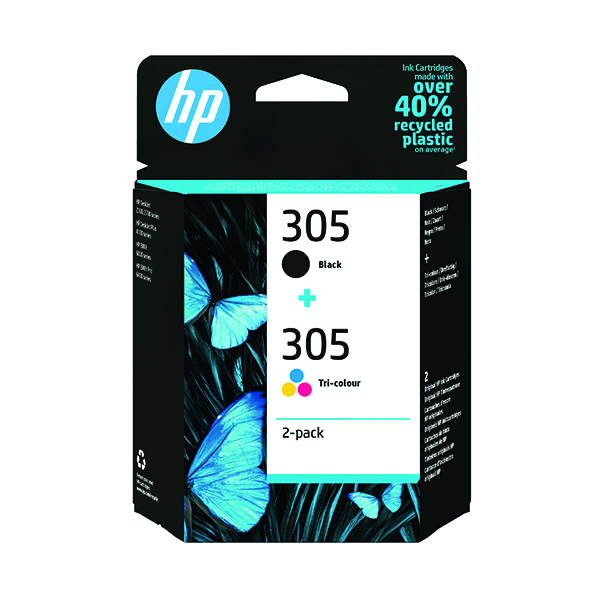 HP 305 INK TWINPK BLK/TRI-COLOR CMY