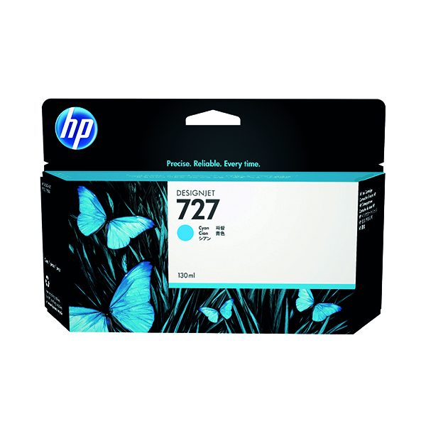 HP 727 DESIGNJET INK CART 130ML CYAN