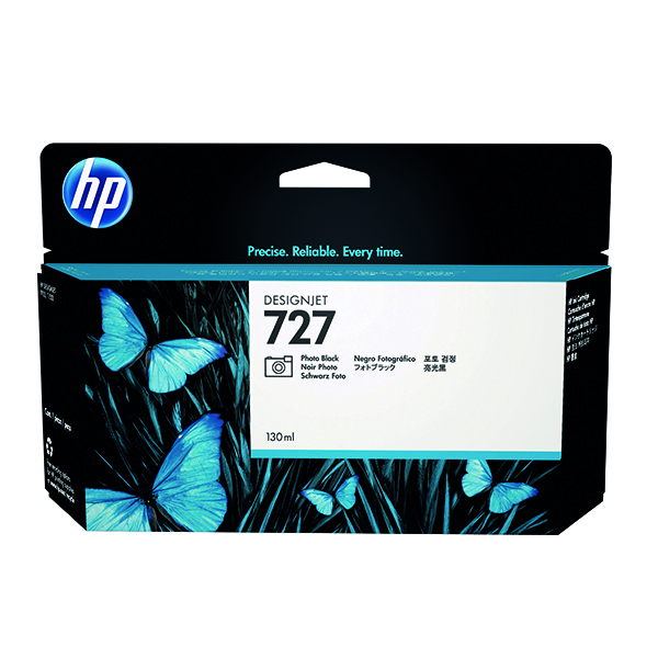 HP 727 DESIGNJET INK 130ML PHOTO BLK