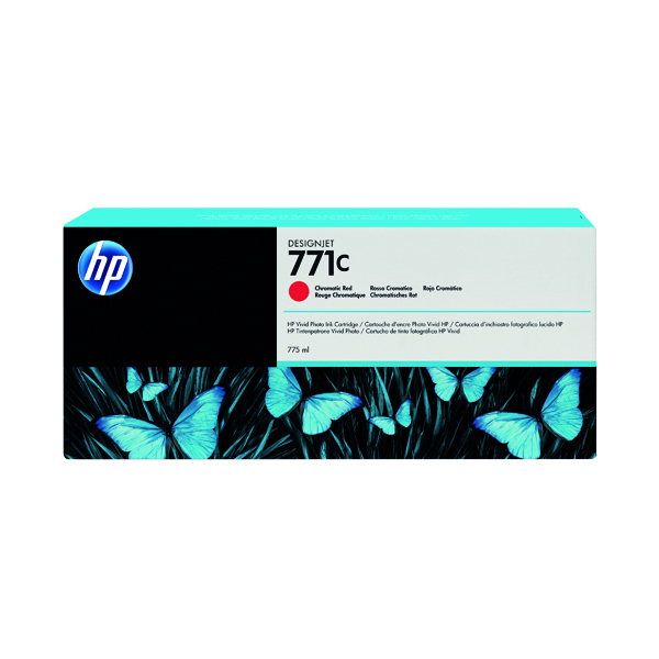 HP 771C DESIGNJET INK CART CHRMT RED