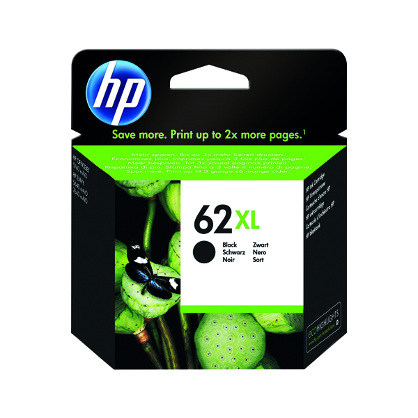 HP 62XL INK CARTRIDGE HIGH YIELD BLK