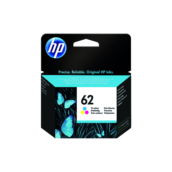 HP 62 INK CARTRIDGE TRI-COLOR CMY