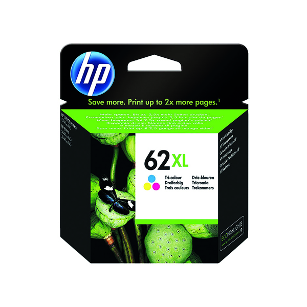 HP 62XL INK CART HY TRI-COLOR CMY