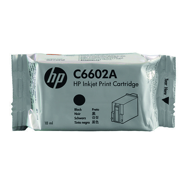 HP INKJET PRINT CART BLK C6602A