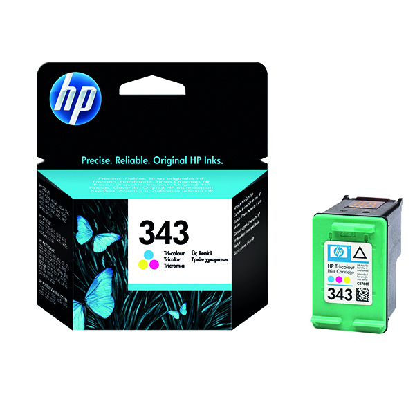 HP 343 INK CART TRI-COL CMY C8766EE