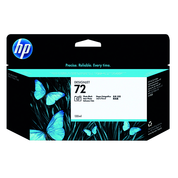 HP 72 INK CARTRIDGE 130ML PHOTO BLK