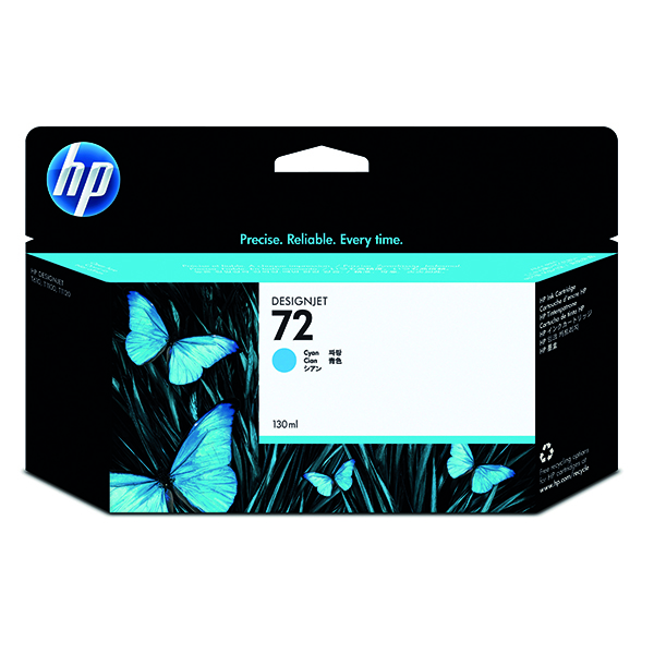 HP 72 DESIGNJET INK CART 130ML CYAN