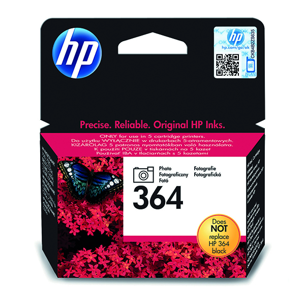 HP 364 INKJET CART PHOTO BLK CB317EE