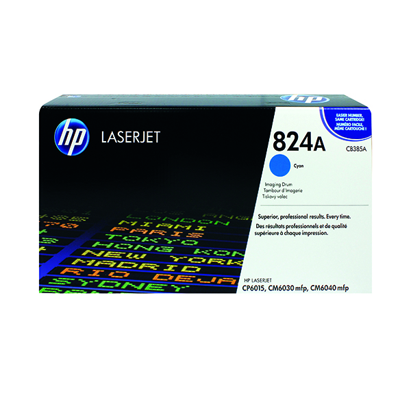 HP 824A IMAGING DRUM CYAN CB385A