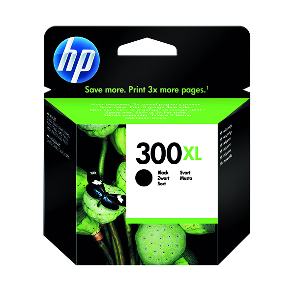 HP 300XL INKJET CART HY BLK CC641EE