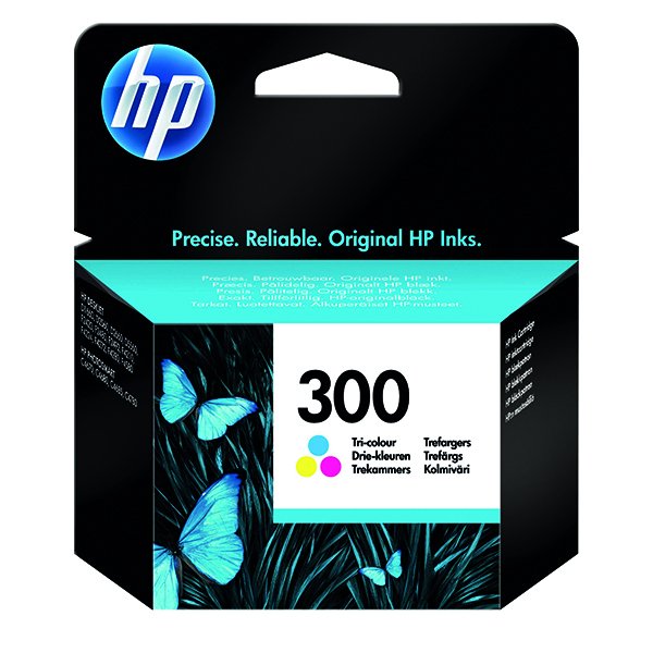 HP 300 INK CART TRI-COLR CMY CC643EE