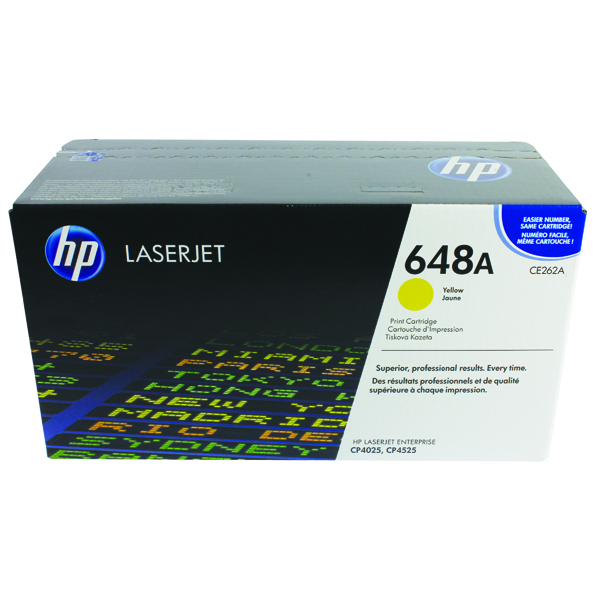 HP 648A LASERJET TONER YLW CE262A