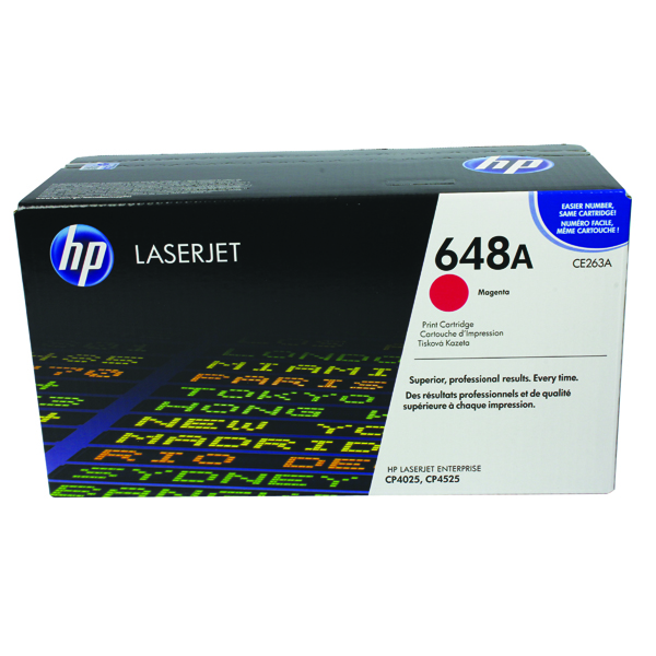 HP 648A LASERJET TONER MAG CE263A