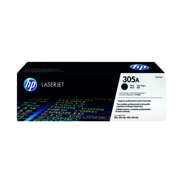 HP 305A LASERJET TONER BLACK CE410A