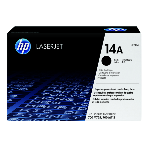 HP 14A LASER TONER BLACK CF214A