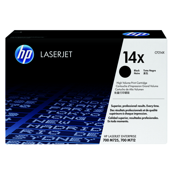 HP 14X LASERJET TONER BLACK CF214X