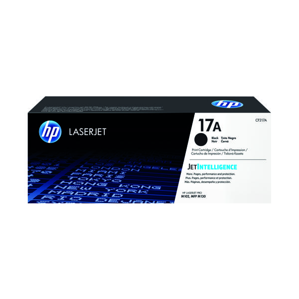 HP 17A LASER TONER BLACK CF217A