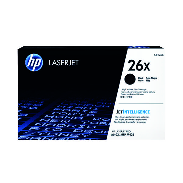 HP 26X HY BLACK TONER CF226X