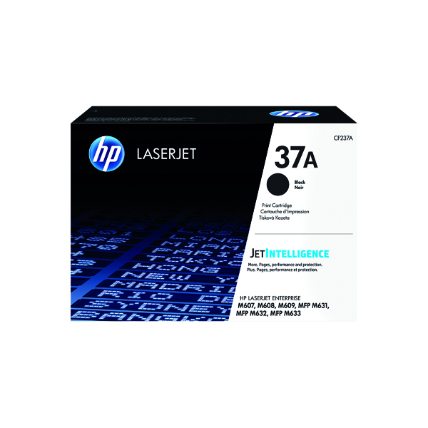 HP 37A LASERJET TONER BLACK CF237A