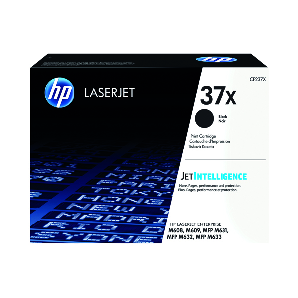 HP 37X HY BLACK TONER CARTRIDGE