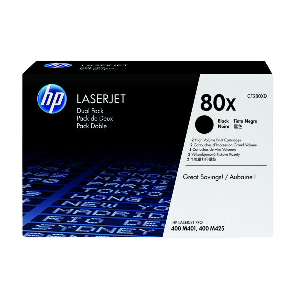 HP 80X HIGH YIELD DUAL PKPK2