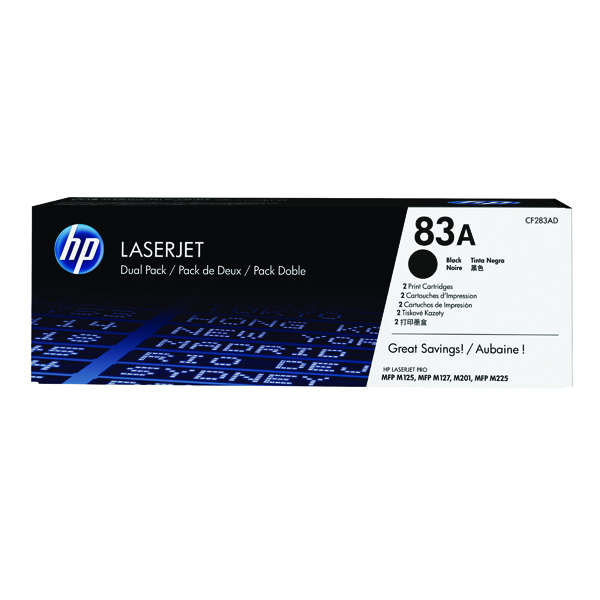 HP 83A LASERJET TONER BLACK PK2