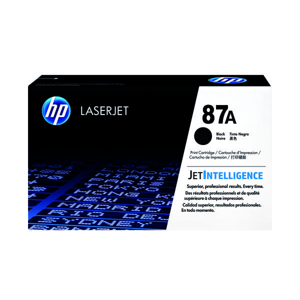 HP 87A BLACK TONER CF287A