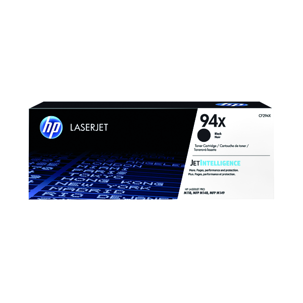 HP 94X HY TONER CARTRIDGE BLK CF294X