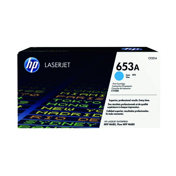 HP 653A LASER TONER CYAN CF321A