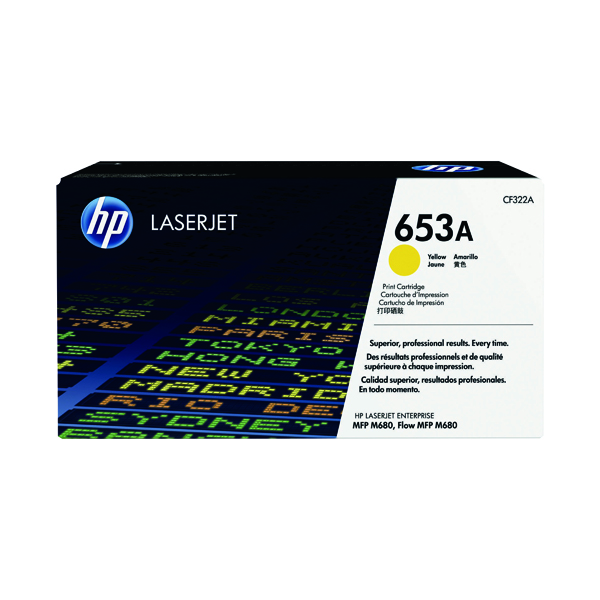 HP 653A LASER TONER YELLOW CF322A