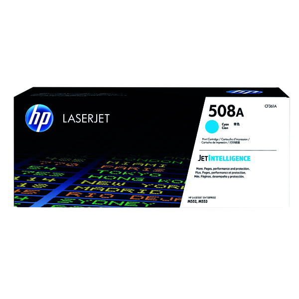 HP 508A LASERJET TONER CYAN CF361A