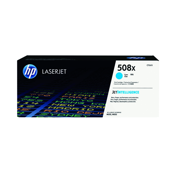 HP 508X LJET TONER HY CYAN CF361X