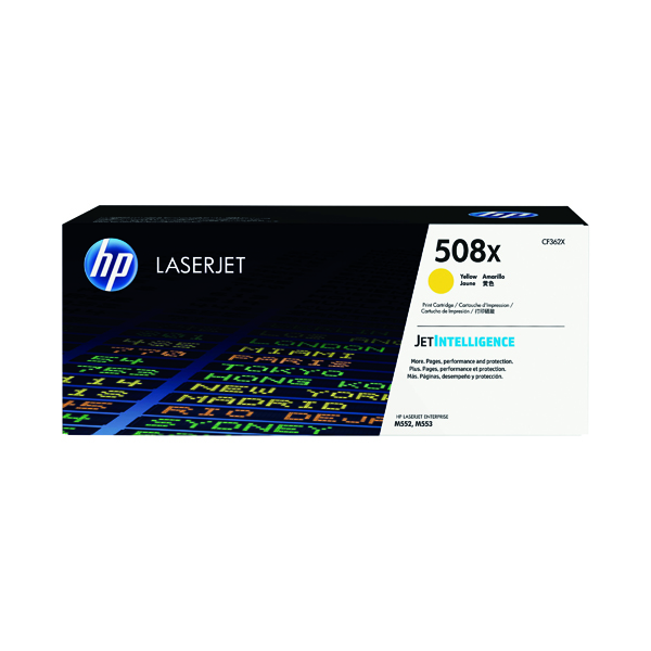 HP 508X LASERJET TONER HY YLW CF362X