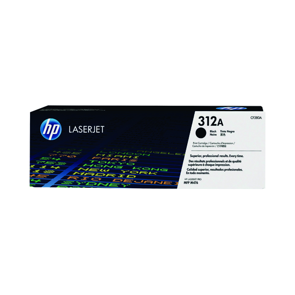 HP 312A LASERJET TONER BLACK CF380A