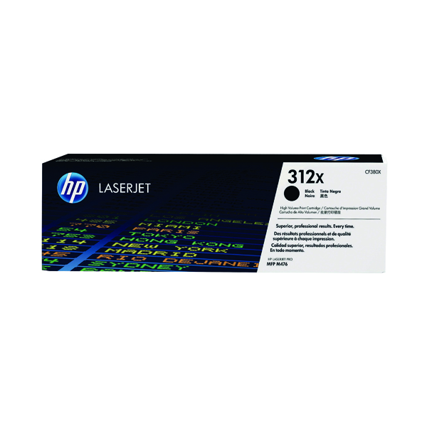 HP 312X LASER TONER BLACK CF380X