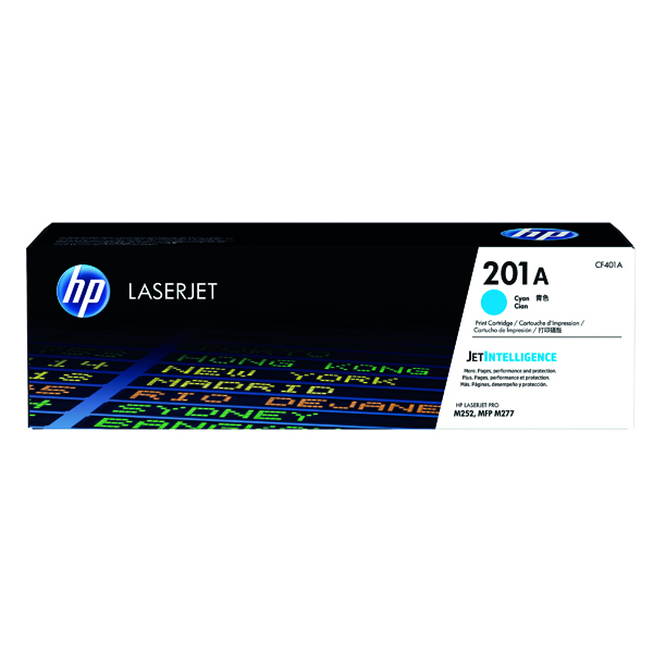 HP 201A LASERJET TONER CYAN CF401A