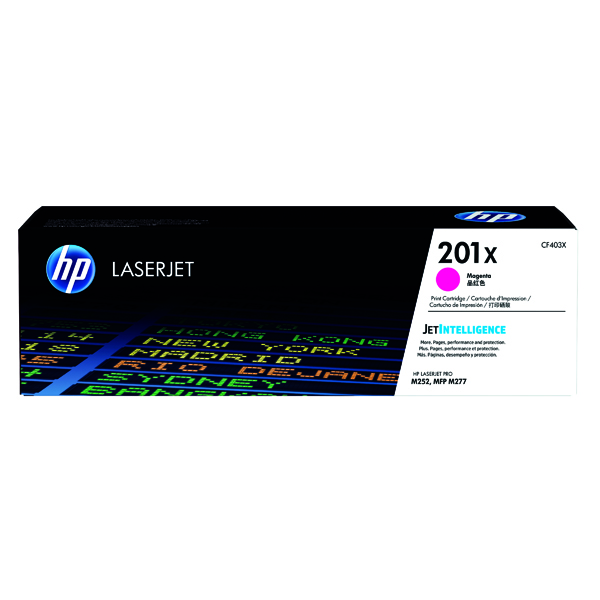 HP 201X LASERJET TONER HY MAG CF403X