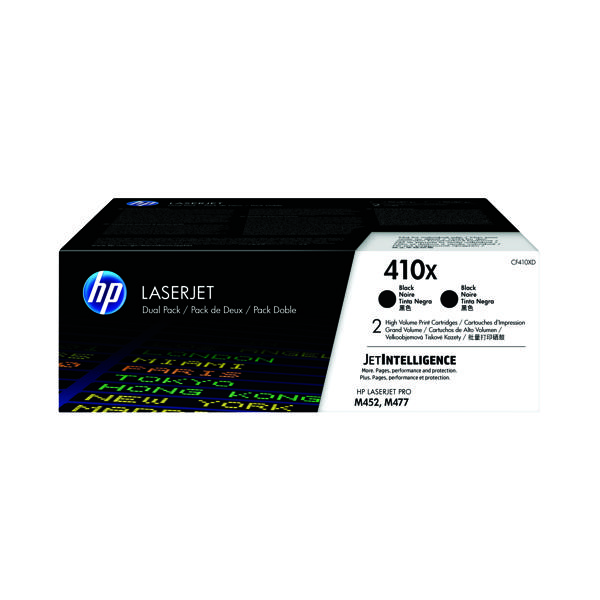 HP 410X HY TONER BLACK TWIN PACK PK2