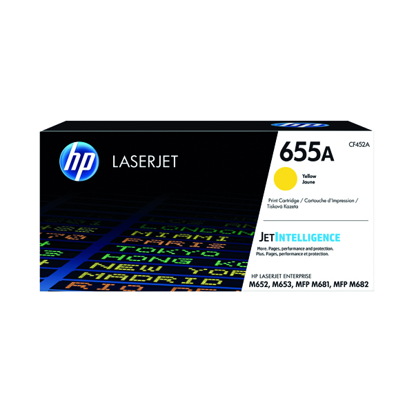 HP 655A TONER CARTRIDGE YELLOW