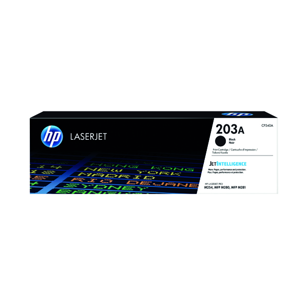 HP 203A BLACK LASER CARTRIDGE