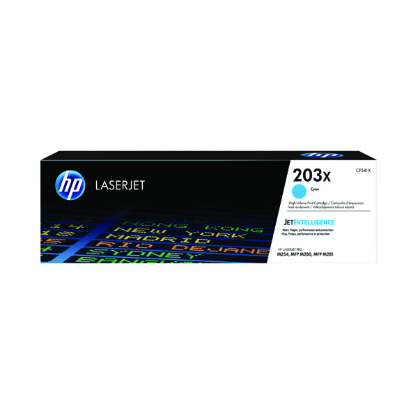 HP 203X CYAN LASER CARTRIDGE