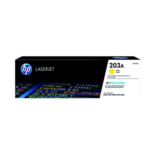 HP 203A YELLOW LASER CARTRIDGE