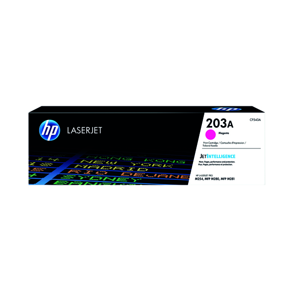 HP 203A MAGENTA LASER CARTRIDGE