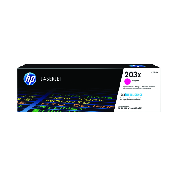 HP 203X MAGENTA LASER CARTRIDGE