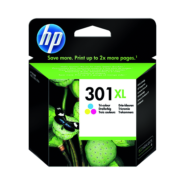 HP 301XL INK CART TRI-COL CH564EE